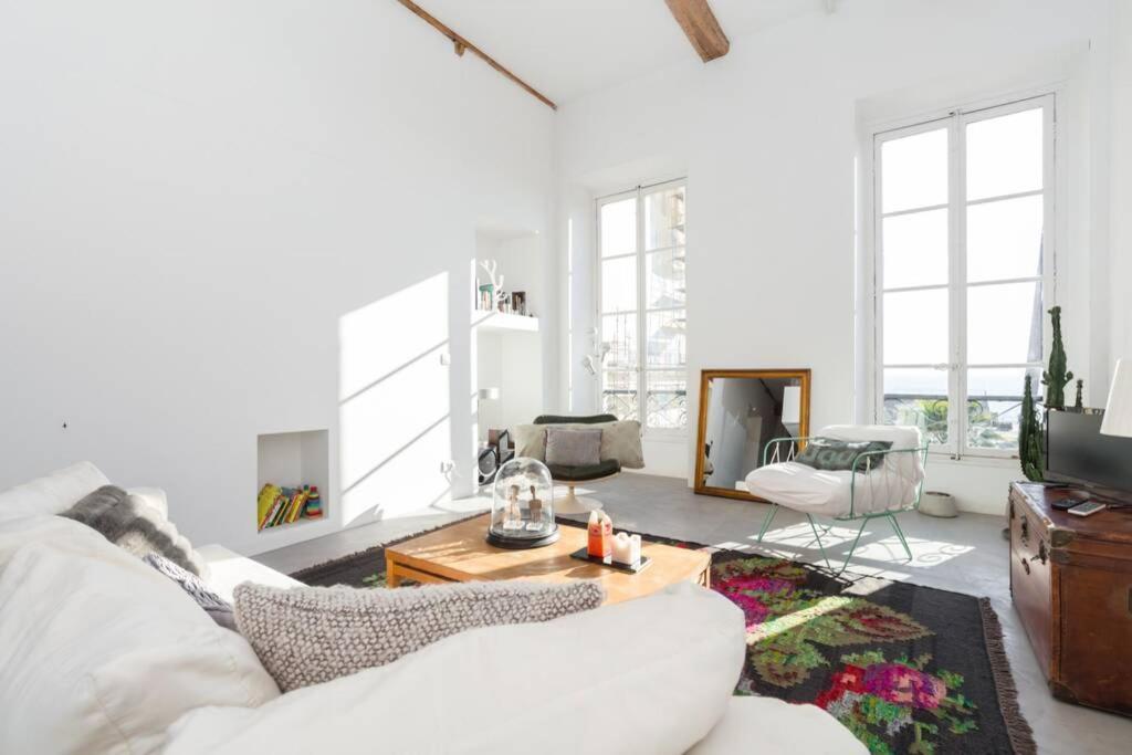 06J - Superb Duplex Loft With Ac - Sea View Lejlighed Nice Eksteriør billede