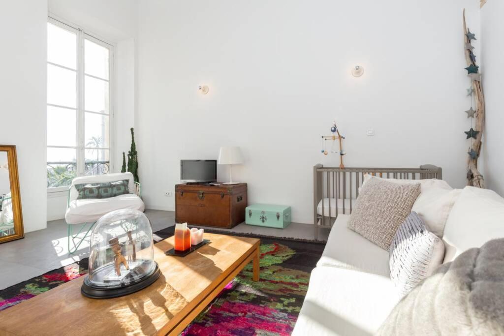 06J - Superb Duplex Loft With Ac - Sea View Lejlighed Nice Eksteriør billede